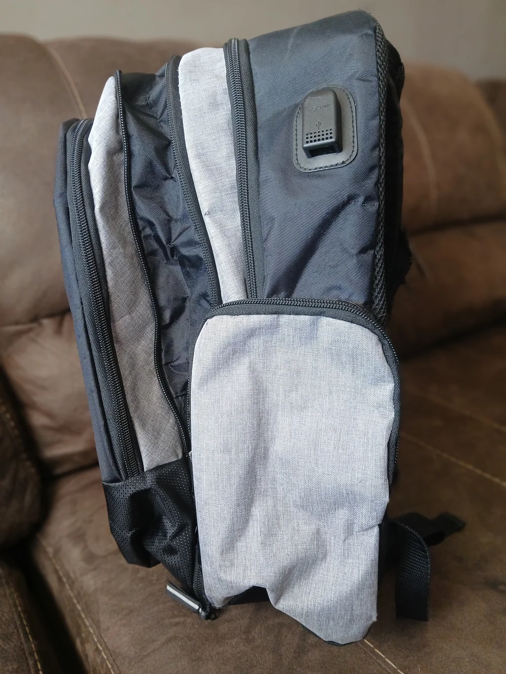 Eastsport Men's Grey and Black Backpack